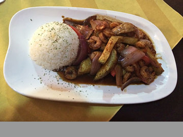Saltado de Camarón