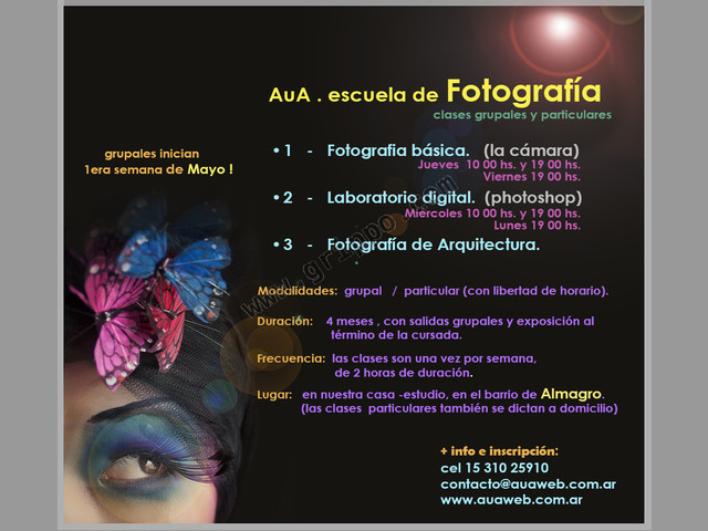 Cursos de Fotografía y Photoshop + AuA fotografía