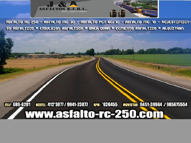 Venta de Asfalto RC-250, Asfalto liquido MC-30, en galón y cilindro envi