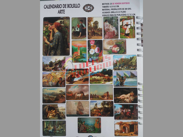 talonarios sellos almanaques adhesivos