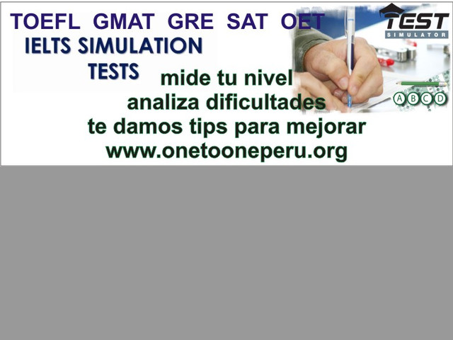 IELTS, TOEFL, OET, GMAT, GRE, TEFAQ cursos Australiana