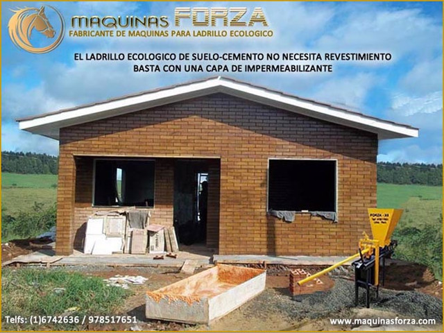 CONSTRUYA VIVIENDAS A MITAD DE PRECIO CON LADRILLO ECOLOGICO