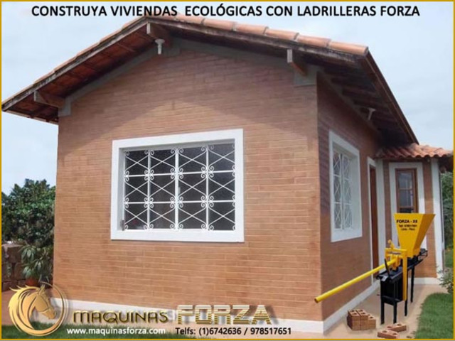CONSTRUYA VIVIENDAS A MITAD DE PRECIO CON LADRILLO ECOLOGICO