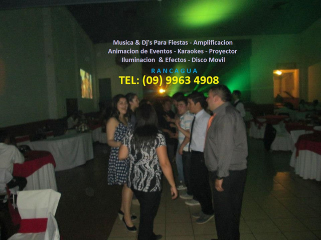Animacion de Fiestas,Matrimonios,Dj,Musica,Iluminacion,en Rancagua