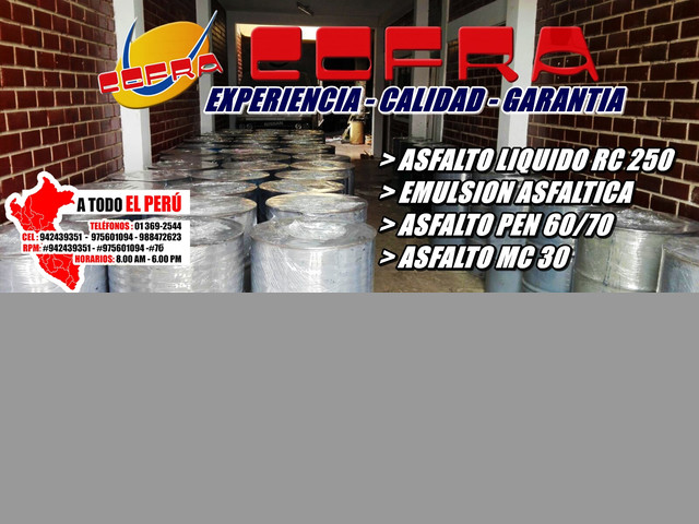 Primiun De Asfalto Mc 30 - Brea Liquida O Bloque - Alquitran Stock # 942