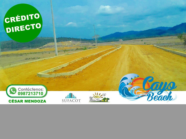 INCREIBLES LOTIZACIONES DE VENTA EN PUERTO CAYO A POCOS MINUTOS DEL MAR