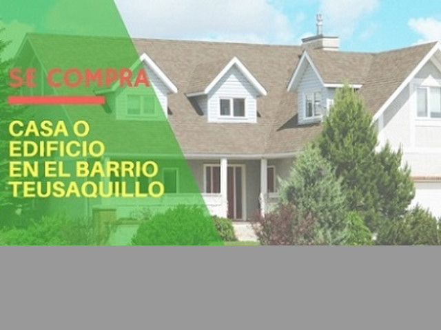 Se compran casas o edificios en el barrio Teusaquillo