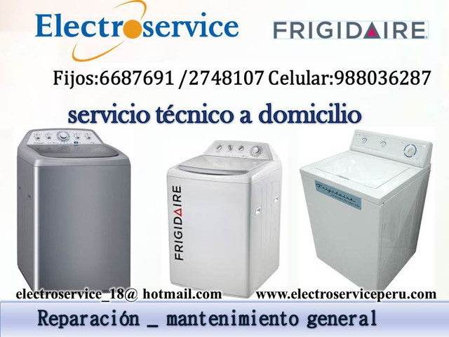 SERVICIO TECNICO DE ELECTRODOMESTICOS FRIGIDAIRE EN LIMA METROPOLITANA