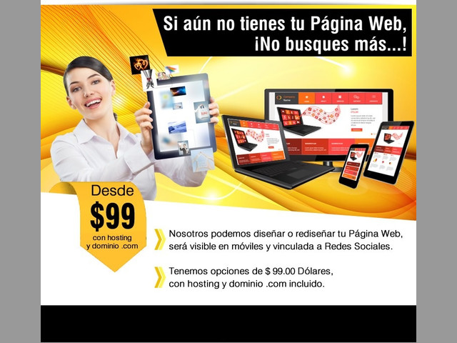 Páginas Web, Sistemas, Soporte, Hosting, Dominios, Licencias