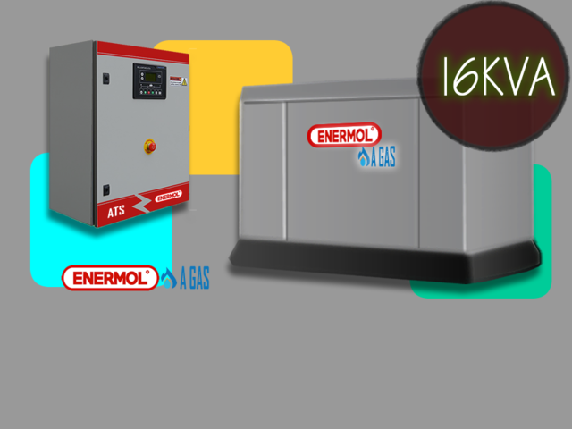Grupos Electrógenos a GAS Tecnología de control ITALIANA desde 6 hasta