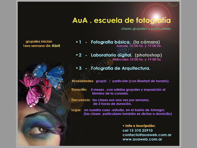 AuA fotografía + Cursos de Fotografía y Photoshop