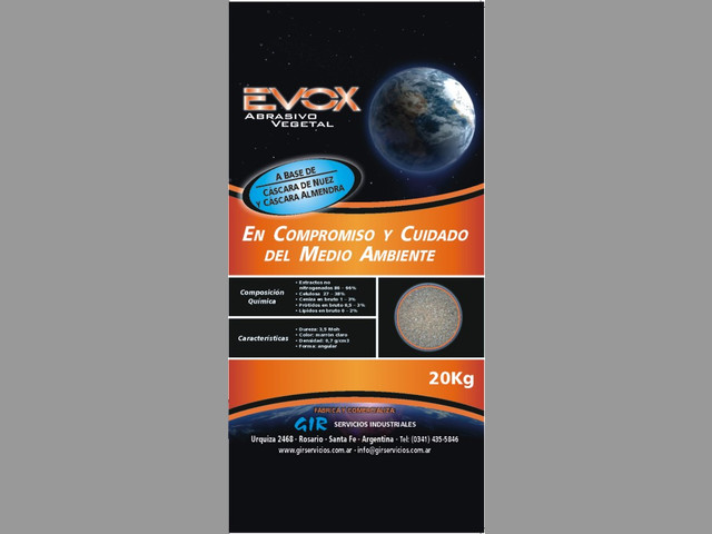 Evox abrasivo vegetal