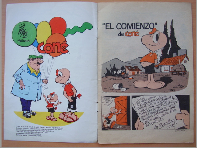 Comic Cone de Condorito numero 1.Completo.1982.Primera epoca.Revista.Teb