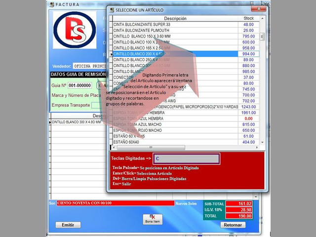 SOFTWARE SISTEMA DE FACTURACION BASICO ADAPTABLE P-EMP.,NEGOCIOS