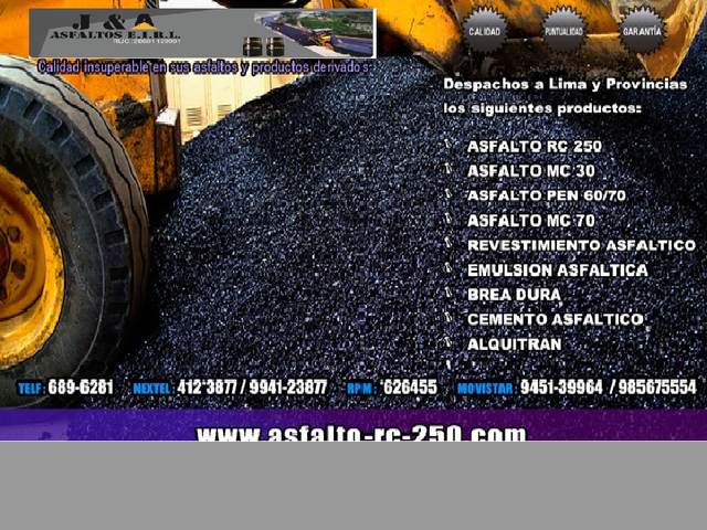 IMPERMEABILIZANTES ASFALTICO -ASFALTO RC 250 LIQUIDO -BREA X BLOQUE Y LI