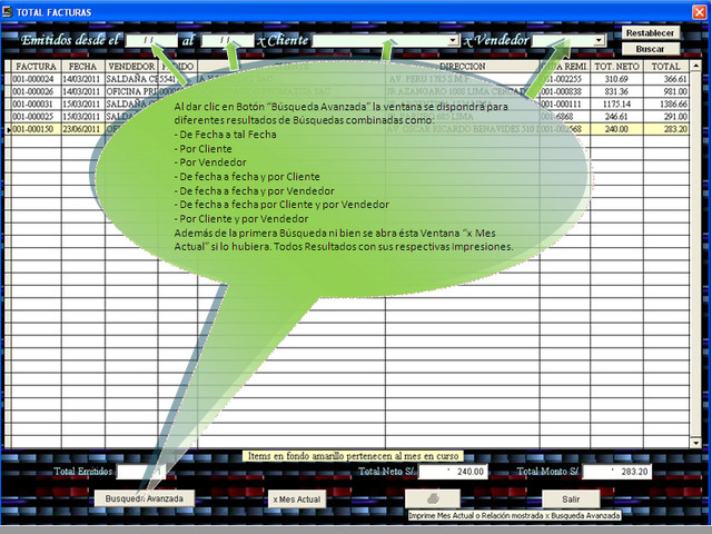 SOFTWARE SISTEMA DE FACTURACION BASICO ADAPTABLE P-EMP.,NEGOCIOS