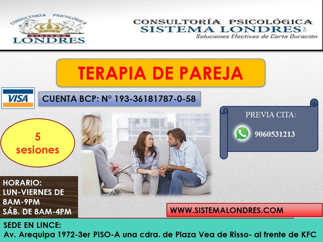 TERAPIA DE PAREJA - SISTEMA LONDRES