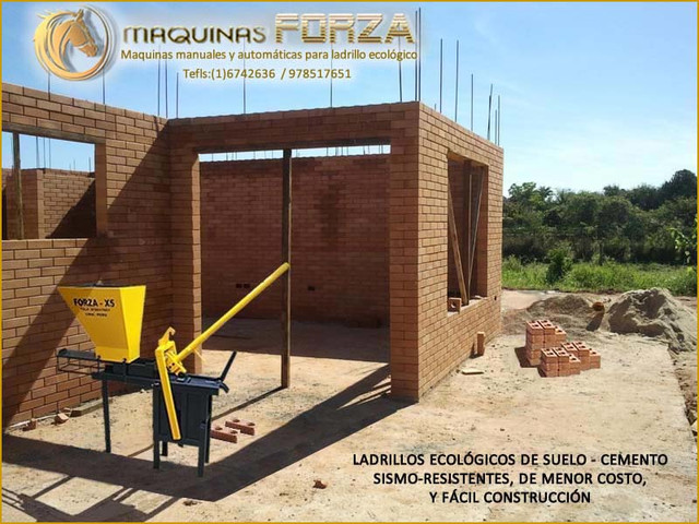 CONSTRUYA VIVIENDAS A MITAD DE PRECIO CON LADRILLO ECOLOGICO