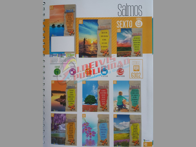 talonarios sellos almanaques adhesivos