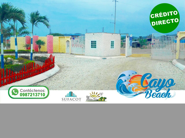 INCREIBLES LOTIZACIONES DE VENTA EN PUERTO CAYO A POCOS MINUTOS DEL MAR