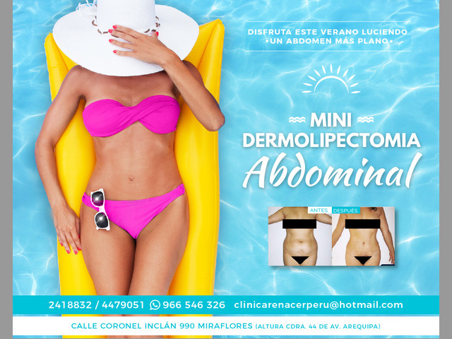Reduce de piel abdominal - Clínica Renacer