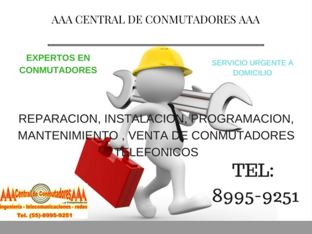 INSTALACION DE CONMUTADOR , REPARACION DE CONMUTADORES