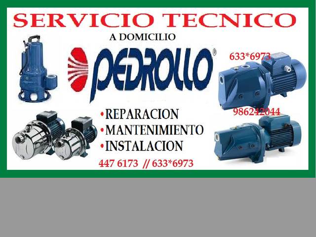SERVICIO TECNICO BOMBA DE AGUA PEDROLLO 4476173