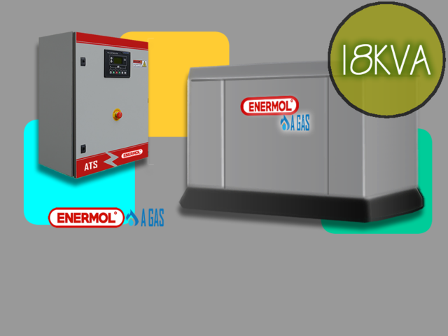 Grupos Electrógenos a GAS Tecnología de control ITALIANA desde 6 hasta
