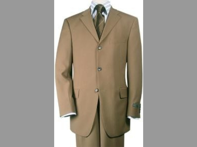 Trajes de lana italiana de 3 botones