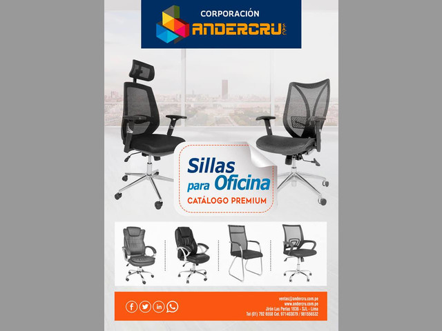 SILLAS PARA LA OFICINA Y EL HOGAR- ANDERCRU SAC