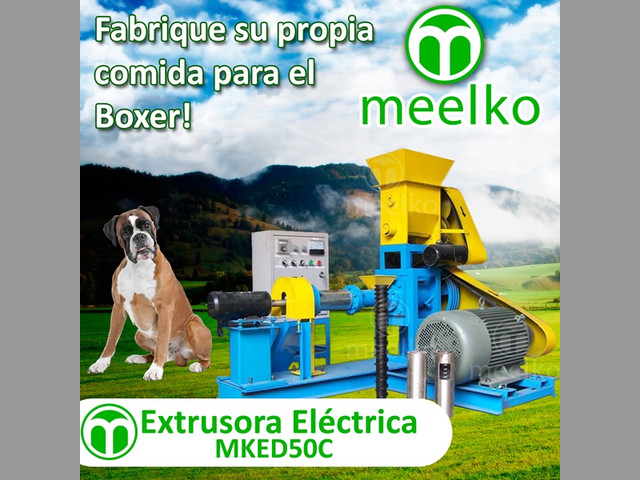 Extrusora Meelko para pellets alimentación perros y gatos 60-80kg-h 11kW