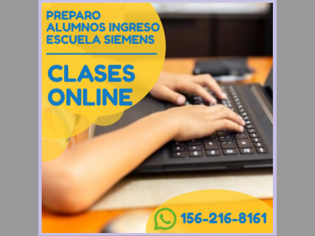 Curso de ingreso a la Escuela Siemens