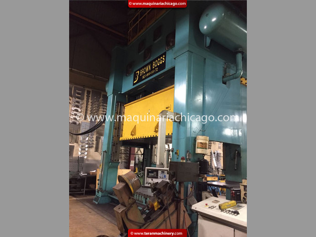 Troqueladora BROWN & BOGGS 800ton en Venta!