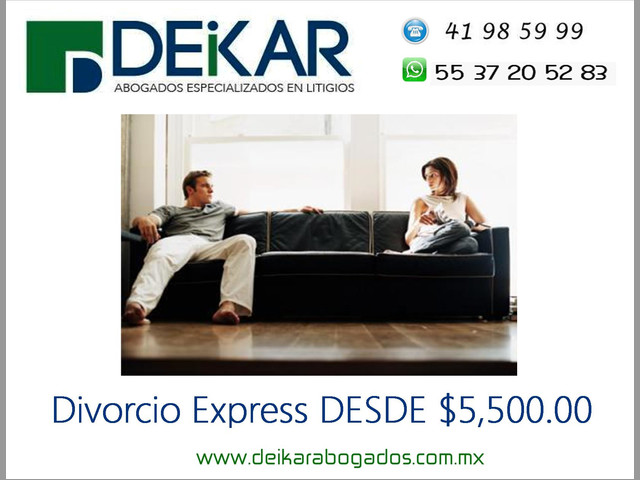 Divorcio Express Económico en Ecatepec