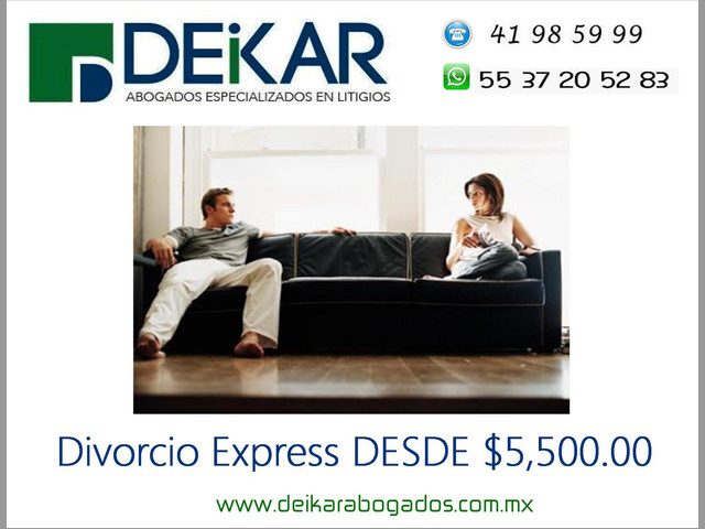 Divorcio Express Económico en Ecatepec 