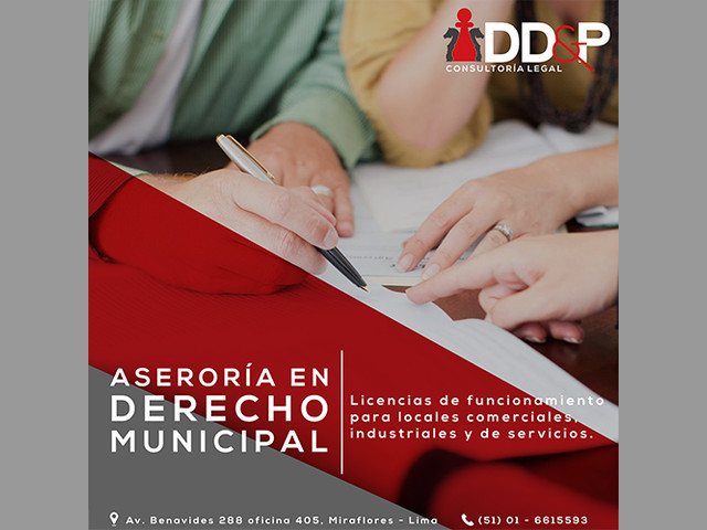 DD&P ASESORIA LEGAL - DERECHO MUNICIPAL Y ADMINISTRATIVO