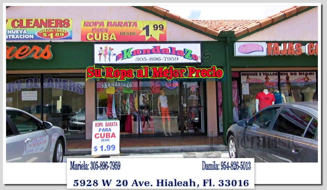 Ropa para cuba en hialeah