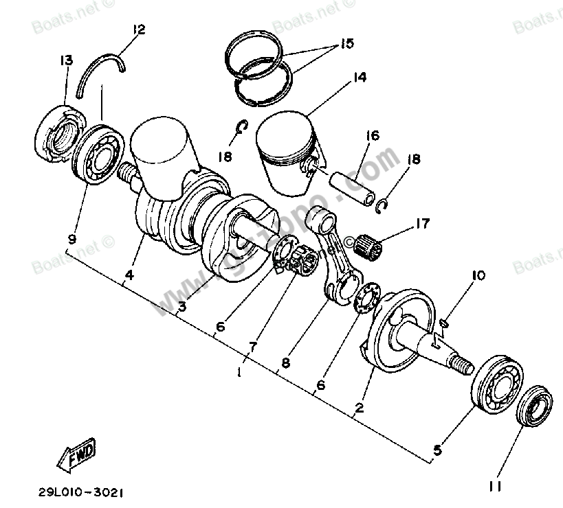 Kit Piston Yamaha Banshee 050 Original Grdmotos