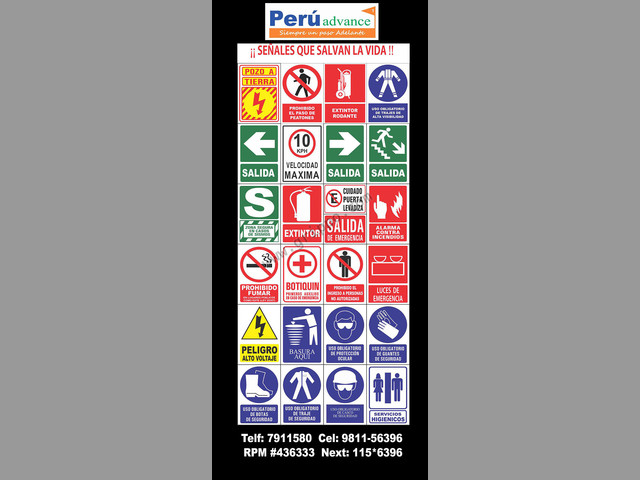 señalizaciones para usos industriales