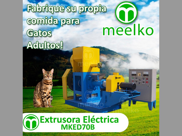 Extrusora Meelko para pellets alimentación perros y gatos 180-200kg-h 18