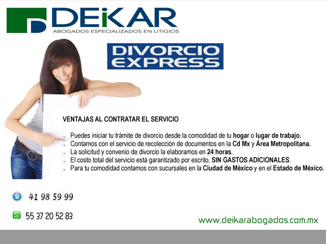 Divorcio Express Económico en Ecatepec