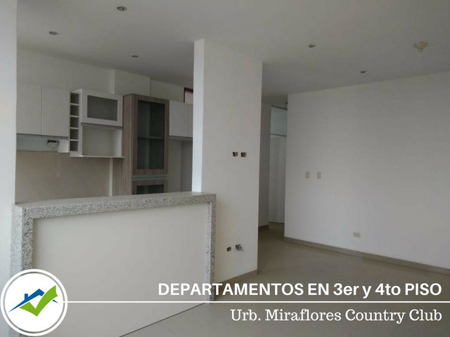Departamentos 3er y 4to Piso - Urb. Miraflores Country Club, Piura