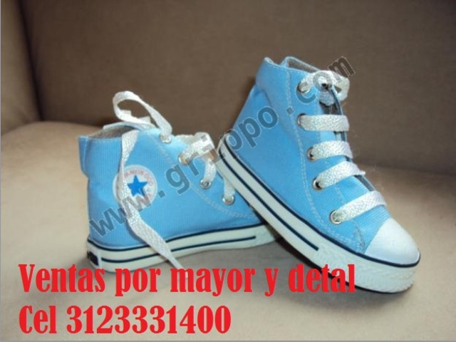 PRECIOSAS ZAPATILLAS TIPO CONVERSE PARA BEBE!!! $23.000 