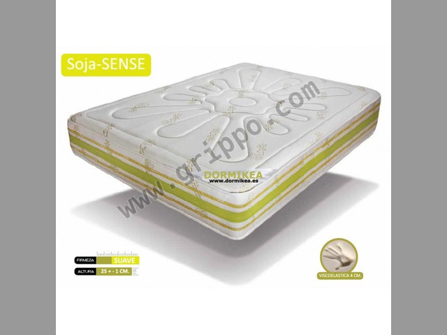 Colchon Viscoelastico Soja-sense, Viscoelastica natural