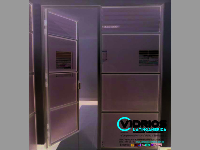 divisiones en aluminio oficina