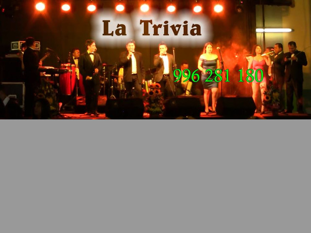Orquesta para fiestas Matrimonios Orquesta Show LA TRIVIA Orquesta