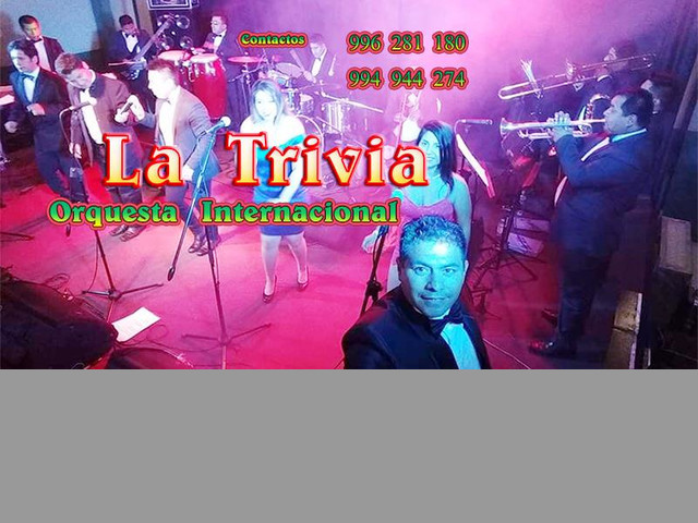 Orquesta para fiestas Matrimonios Orquesta Show LA TRIVIA Orquesta