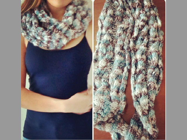 Cuello trenza sencillo