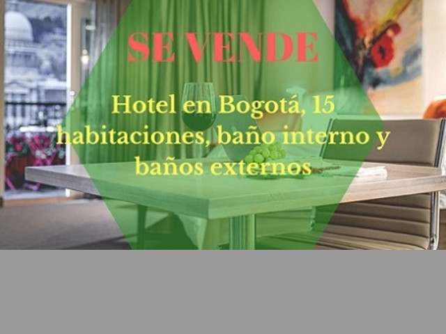 Se vende Hotel en Bogotá