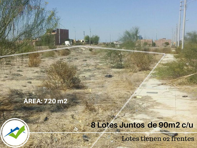 8 Terrenos Juntos - Urb. La Planicie II, Piura